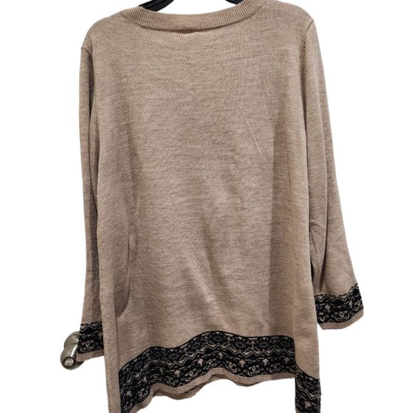 Cleo Petites Sweater Women's Size XL Top Tunic Long Sleeve  Round Neck Warmer - Picture 15 of 16